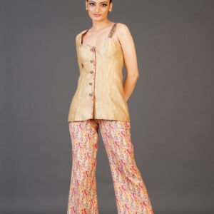 Strap top with Trouser