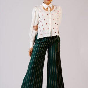 Collared shirt with Flaired trouser