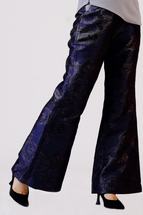 One-Shoulder Flared Trouser Set - Image 4