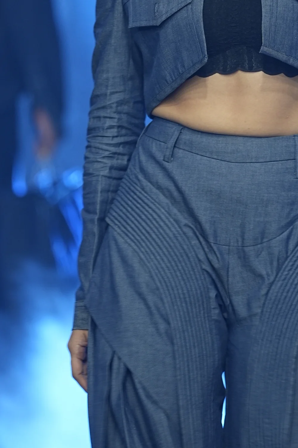 Midnight Utility Denim Jacket & Maxi Skirt Co-Ord Set - Image 5